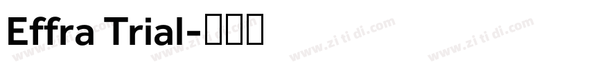 Effra Trial字体转换